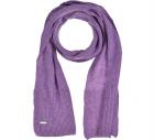 SEEBERGER | Echarpe tricot�e pour femmes 180x30 cm avec effet brillant fin viola