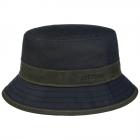 STETSON | Bucket Chapeau de p�cheur en coton hydrofuge bleu