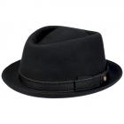 STETSON | Chapeau en laine hydrofuge en forme de diamant pour elle et lui bleu