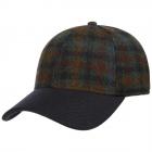 STETSON | Casquette d'hiver styl�e 100 % laine vierge 6 panels design bleu