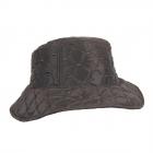 MAYSER | Traveller Chapeau en tissu pour femmes look matelass� hydrofuge marron