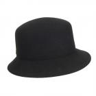 MAYSER | Chapeau d'hiver pour femmes Cloche 100% laine noir