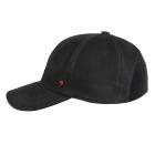 ALFONSO D'ESTE | Casquette � visi�re 100% cuir v�ritable noir