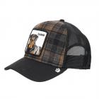 GOORIN | Motif : Guard Truckercap casquette � visi�re Brushed Plaid Basecap noir