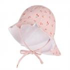STERNTALER | Chapeau de soleil pour fille avec protection de cou et ruban � nouer 