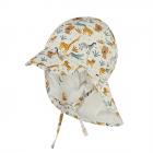 STERNTALER | casquette enfant avec protection pour la nuque et ruban � nouer nature