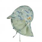 STERNTALER | casquette enfant avec protection pour la nuque et ruban � nouer vert