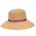 BORSALINO | Chapeau femme en raphia crochet� avec large bord nature