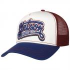 STETSON | Casquette Trucker estivale 6Panels 100 % coton bleu