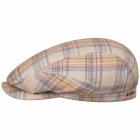STETSON | Casquette d'�t� pour hommes, 100% lin, � carreaux Carreaux