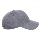STETSON | Casquette de baseball en lin respirant pour hommes bleu clair