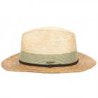 STETSON | Chapeau traveller tricolore pour hommes en paille naturelle beige