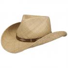 STETSON | Chapeau western en paille naturelle nature