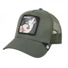 GOORIN | Motif : LONE WOLF Truckercap Casquette � visi�re vert fonc�