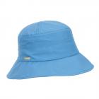 SEEBERGER | Cloche imperm�able pour femmes avec bord d�cal� bleu