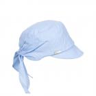 SEEBERGER | Bonnet en tissu Chambray pour femme bleu clair