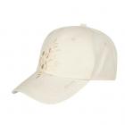 BARTS | casquette femme Smoothe avec broderie florale blanc laine