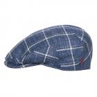 ALFONSO D�ESTE | Casquette plate en deux parties pour hommes bleu