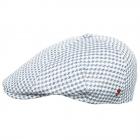ALFONSO D�ESTE| Chapeau plat exclusif 8 pi�ces gris clair