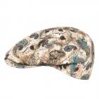 ALFONSO D�ESTE | Casquette plate en lin pour homme 6Panel vert