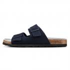 GIESSWEIN | Merino Slides Pantoufles pour dames bleu nuit