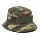 FASHION | Chapeau Bucket en serg� de coton � motif camouflage militaire