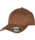 FLEXFIT | casquette de baseball � visi�re en laine Combed marron