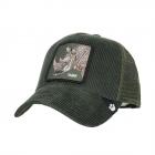 GOORIN | Motif : CORDUROY TUFF casquette de camionneur � visi�re vert fonc�