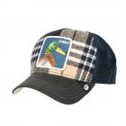 GOORIN | Motif : BRIT CHEEKY casquette de camionneur � visi�re noir