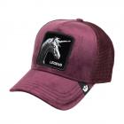 GOORIN | Motif : VELOUR LEGEND casquette de camionneur � visi�re prune