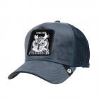GOORIN | Motif : VELOUR WISE ASS casquette de camionneur � visi�re bleu fonc�