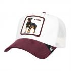 GOORIN | Motif : SUEDE ALPHA Trucker Cap casquette de camionneur � visi�re blanc laine