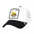 GOORIN | Motif : SUEDE BOSS BEE casquette de camionneur � visi�re blanc laine