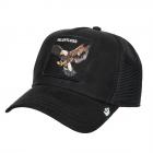 GOORIN | Motif: SUEDE REPRESENT EAGLE casquette trucker noir