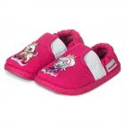 GIESSWEIN | Pantoufles pour filles en coton avec semelle souple en caoutchouc framboise