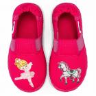 NANGA | Chaussons pour filles en coton mod�le Cirque framboise