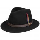 STETSON | Chapeau Traveller pour homme 100 % laine noir
